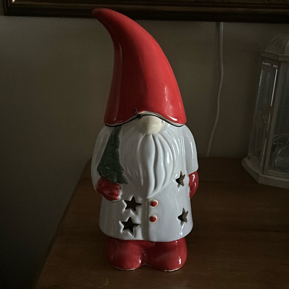 Christmas Ceramic Gnome